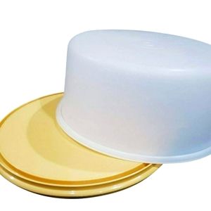 Vintage Tupperware; lage cake container